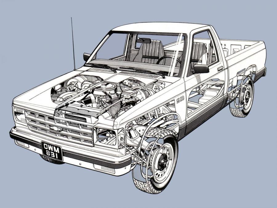 Chevrolet S-10 Single Cab 1982 года  (фото 6 из 7)